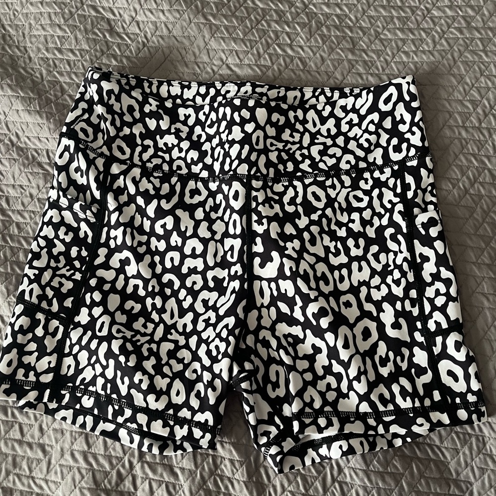 Zyia Leopard Hustle Shorts
